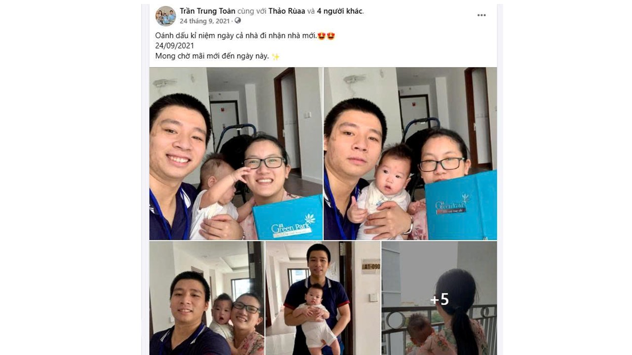 Ngày tôi nhận nhà, đó là cả niềm vui của mỗi một con người.